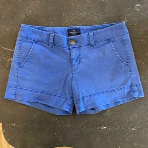 Royal blue shorts